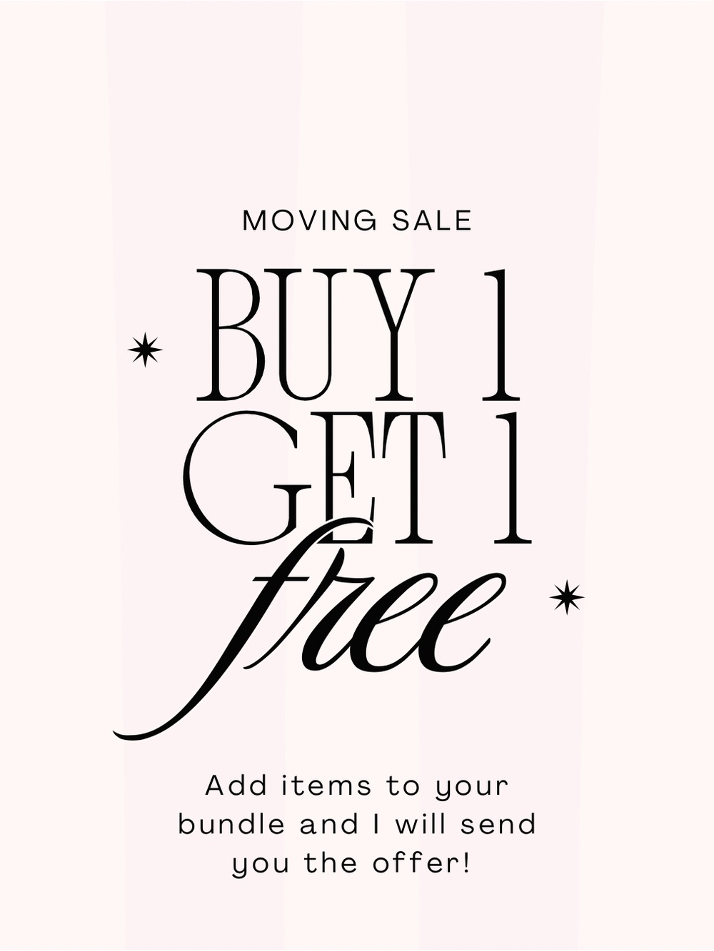 Buy 1 Get 1 Free